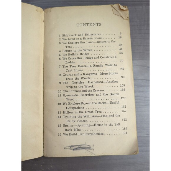 1969 The Swiss Family Robinson Johann David Wyss Vintage Paperback First Edition - Picture 8 of 9